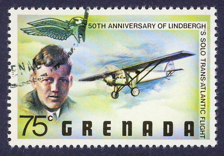 Charles Lindbergh solo
                transatlantic flight 1927